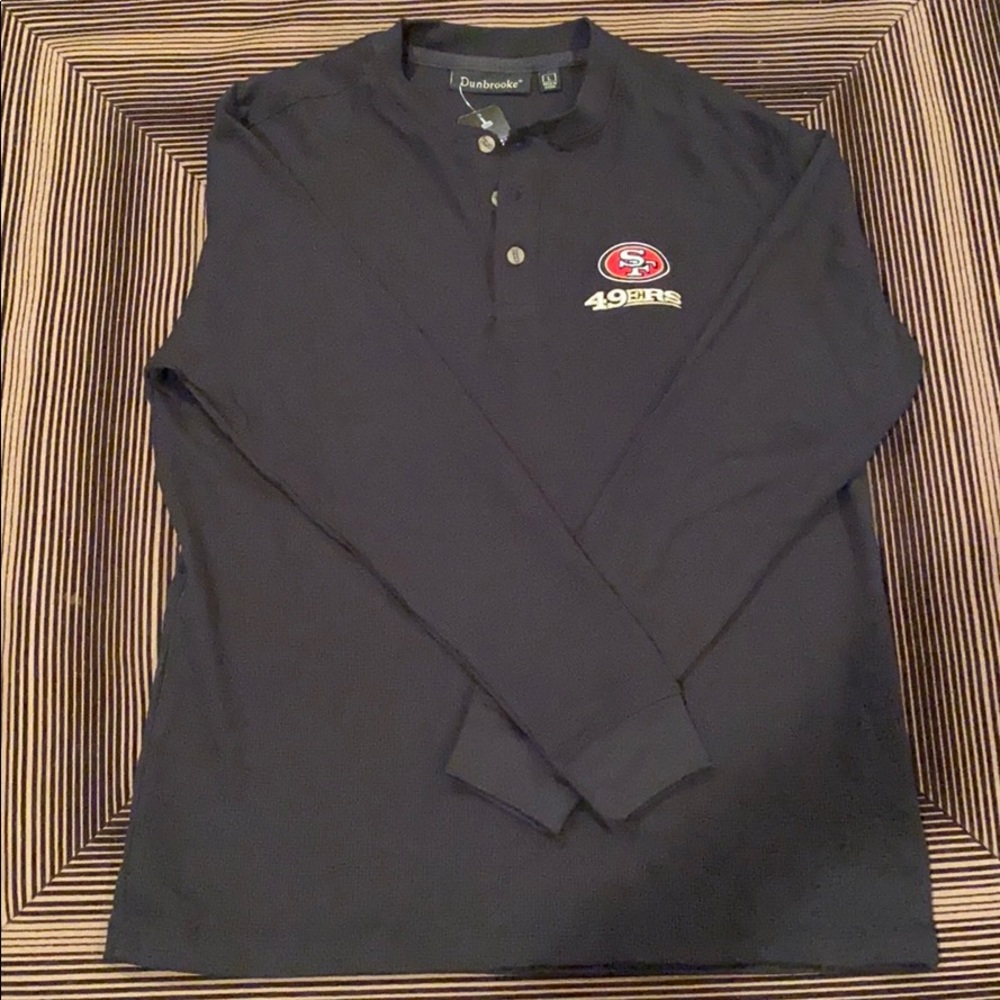 49ers Button Up Long Sleeve